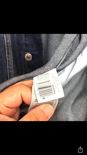 m Beden mavi Renk M beden mavi jeans kot ceket