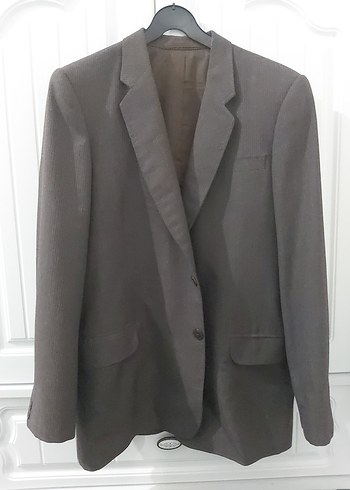 Düğmeli Gri Erkek Takım Ceketi - Görsel 2