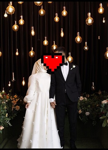 House of zarif Ahsen Alemdar kelebek gelinlik modeli - Görsel 5