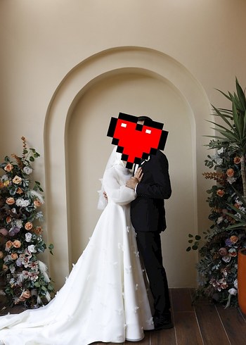 House of zarif Ahsen Alemdar kelebek gelinlik modeli - Görsel 10