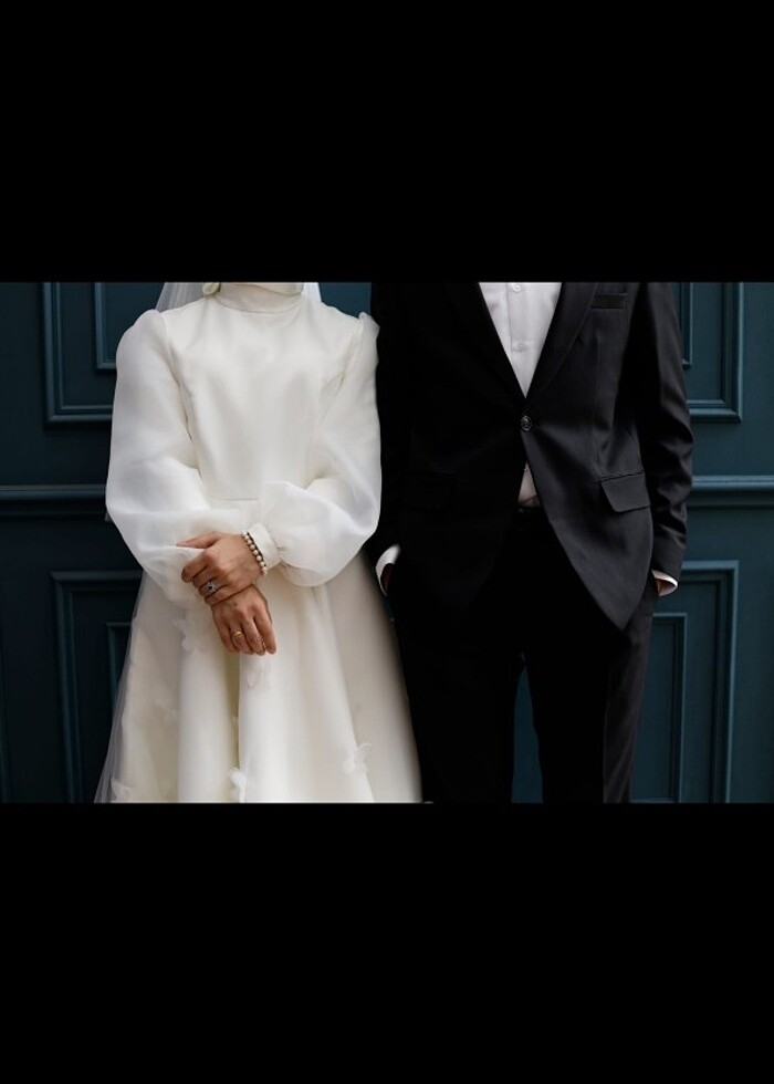 House of zarif Ahsen Alemdar kelebek gelinlik modeli - Görsel 2