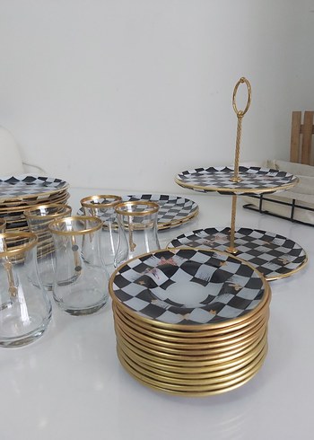 12 kişilik çay pasta seti - Görsel 3