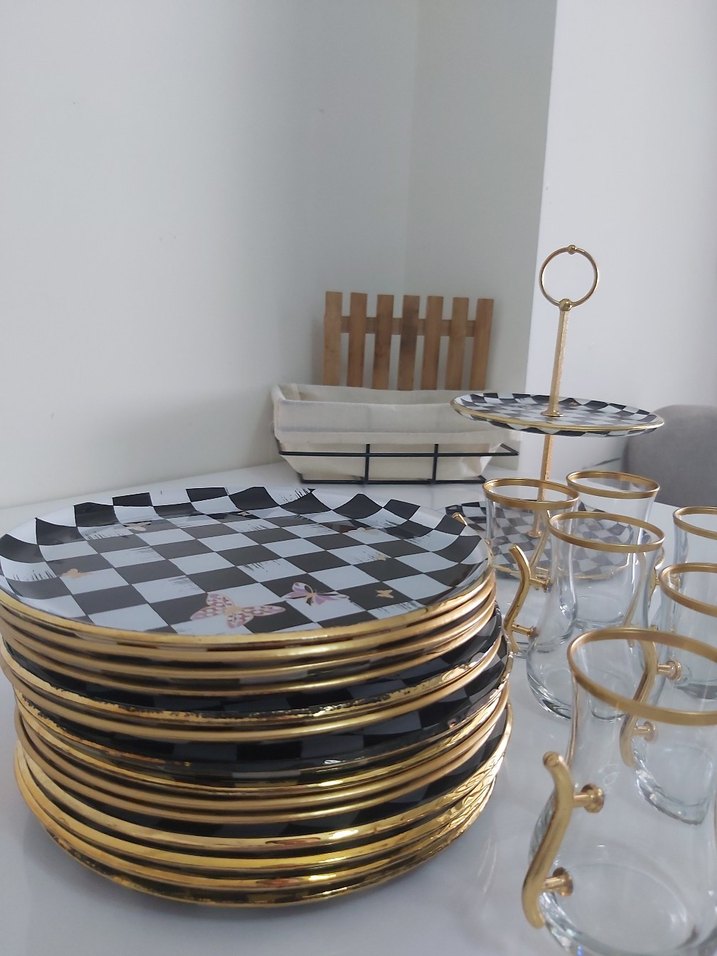 12 kişilik çay pasta seti - Görsel 2