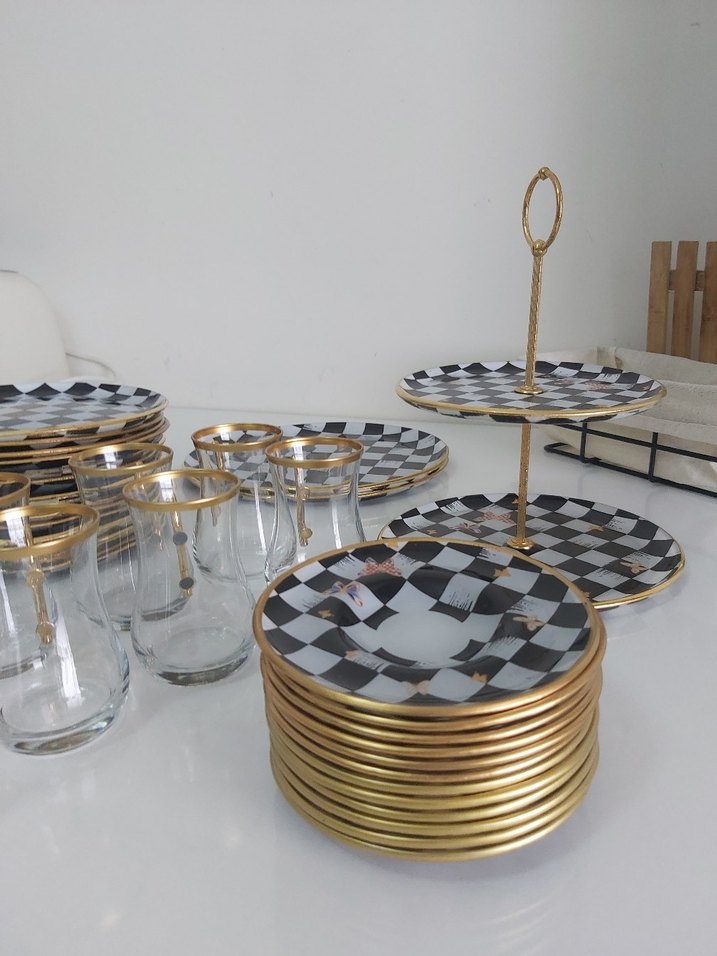 12 kişilik çay pasta seti - Görsel 3