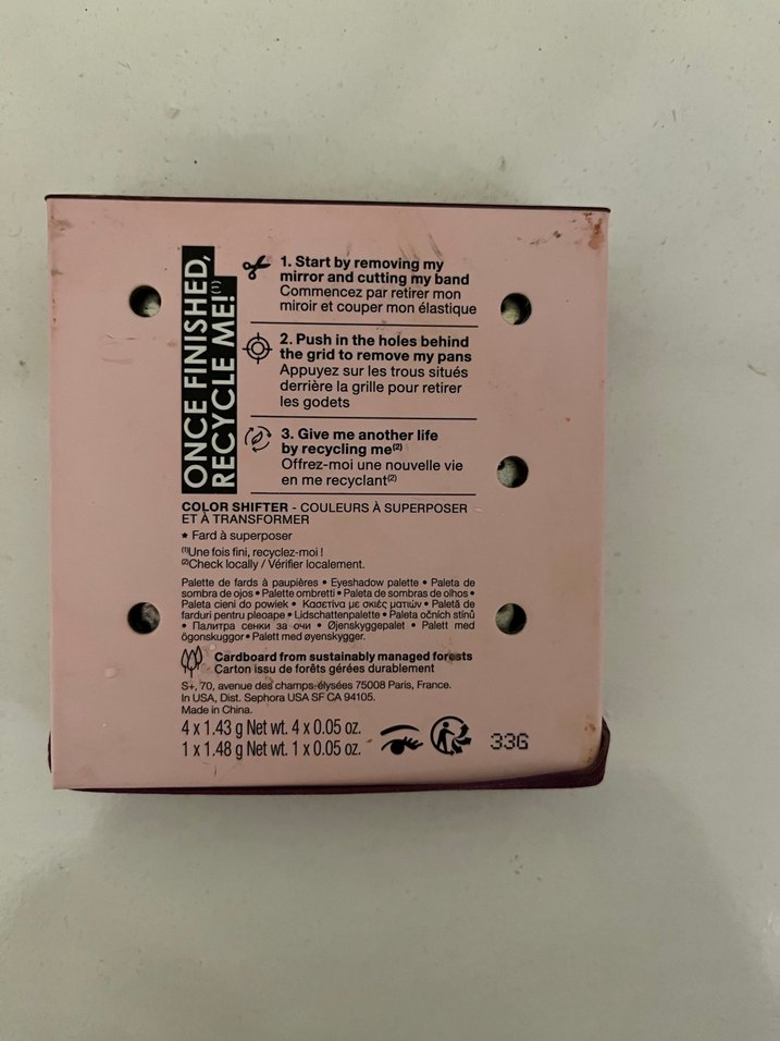 Sephora color shifter far paleti - Görsel 4