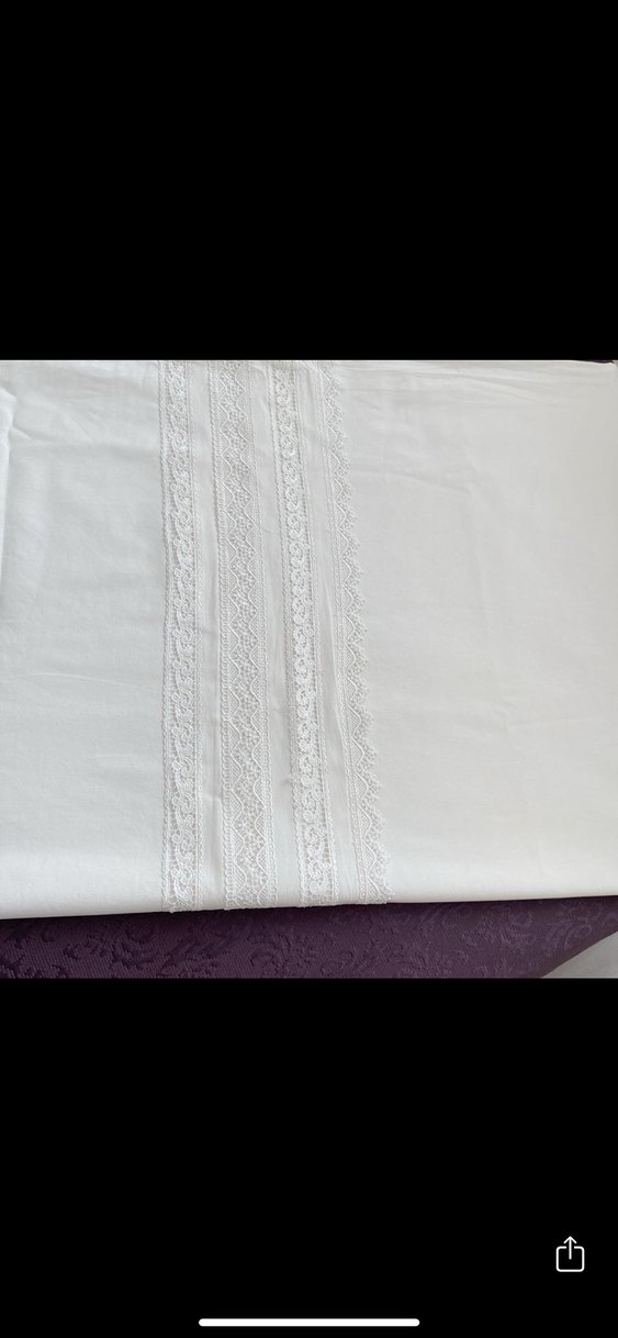 Nakışlı Parlak Beyaz çocuk nevresim takımı - Görsel 3