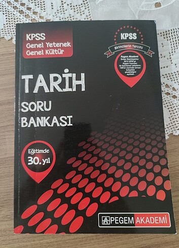 PEGEM KPSS TARİH SORU BANKASI