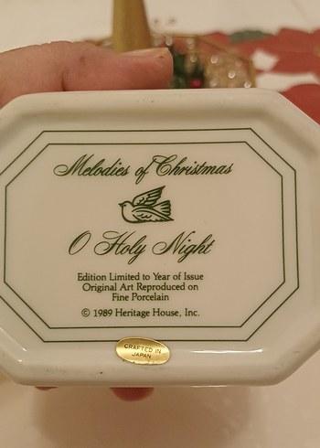 Dekoratif Müzikli Seramik Kutu - Görsel 5