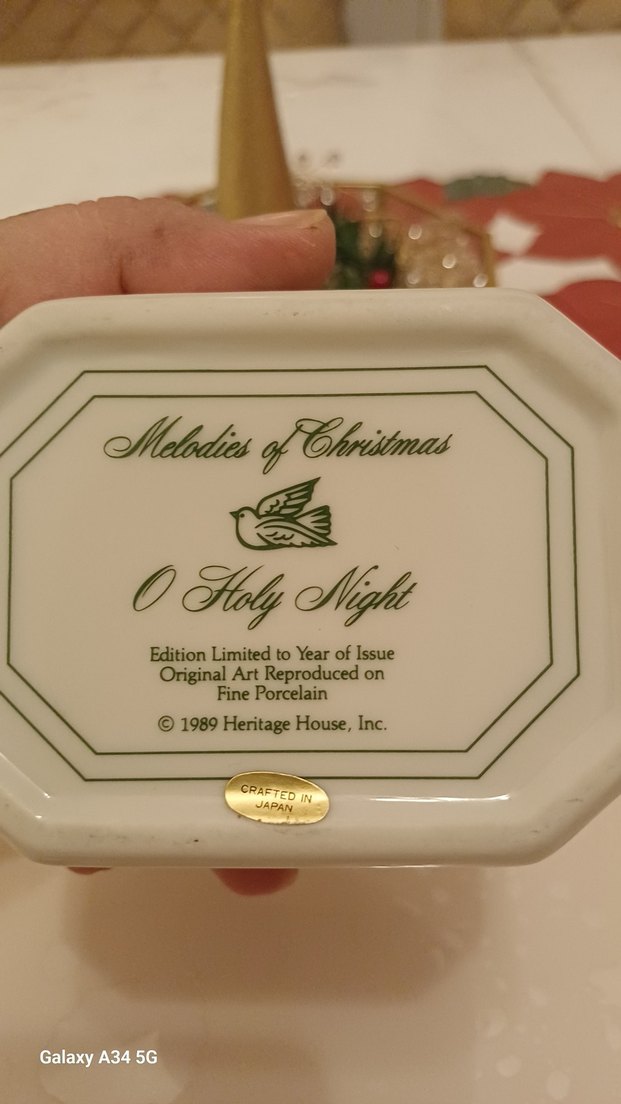 Dekoratif Müzikli Seramik Kutu - Görsel 5