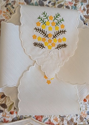  Beden sarı Renk 14 parça servis seti 