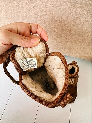 25 Beden camel Renk Ugg Çocuk Botu