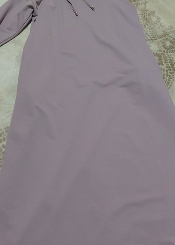 lila tam boy refka elbise - Görsel 3