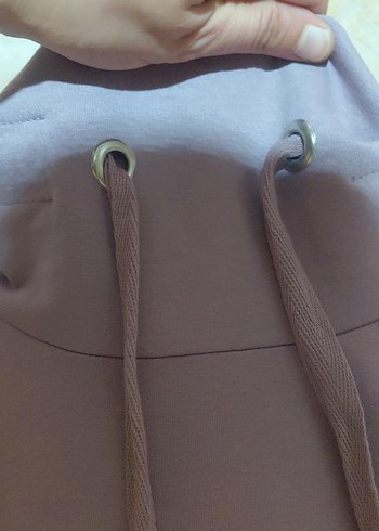 lila tam boy refka elbise - Görsel 4