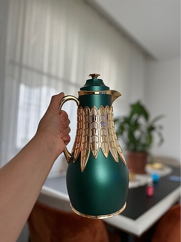 Lüx dekoratif çay termosu