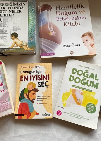 Hamilelik doğum ve bebek bakım kitapları
