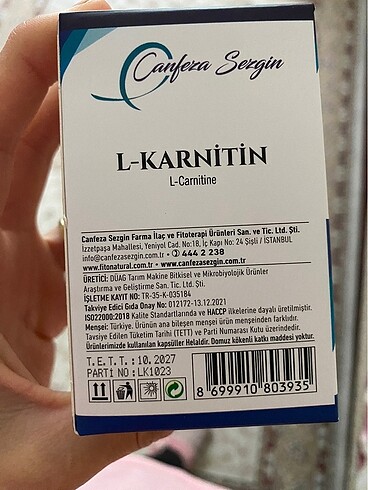 Canfeza sezgin takviye ürünleri sıfır bandrollü