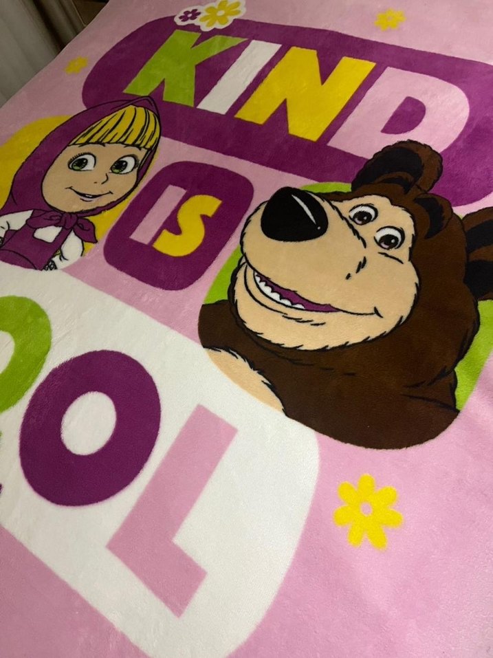 Pembe Baskılı Çocuk Battaniyesi - Görsel 4