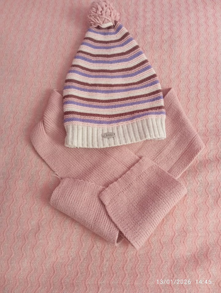 1-3 yaş arası bebek atkı ve bere seti - Görsel 2