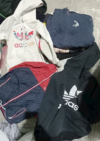 Gri Kapüşonlu Erkek Çocuk Sweatshirt