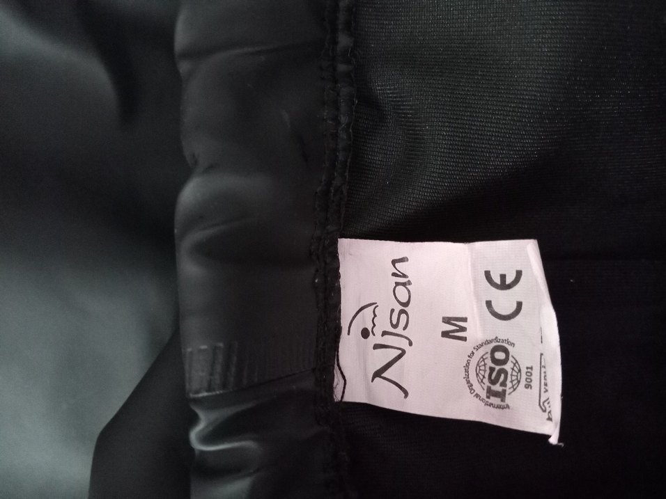 Erkek Siyah su gecırmez Rahat Kesim Pantolon - Görsel 2