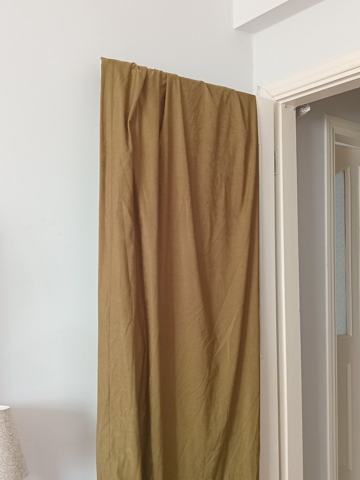 kadıfe perde hakı renk - Görsel 2