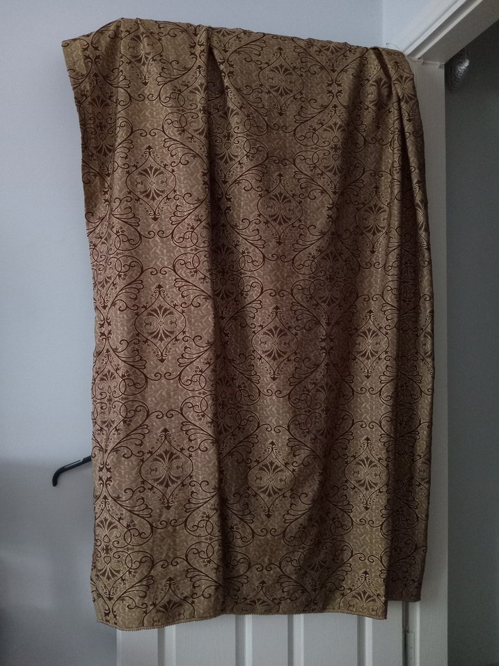 kadıfe perde hakı renk - Görsel 4