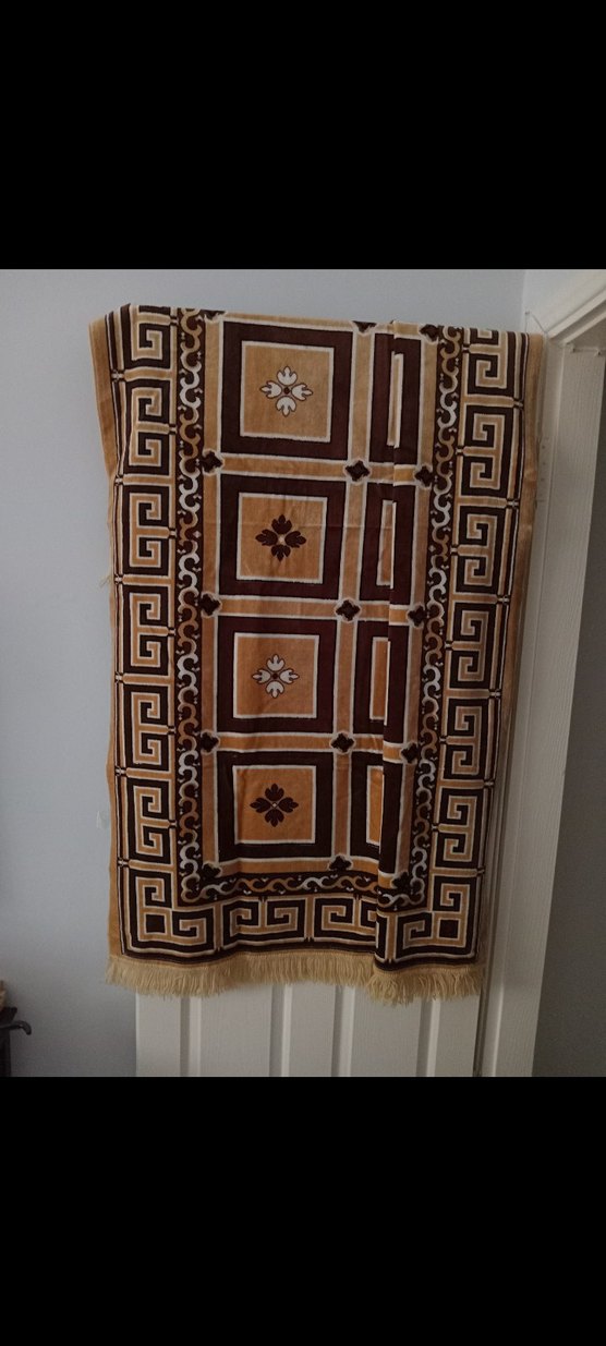 Kahverengi Nakışlı Geleneksel örtü - Görsel 2