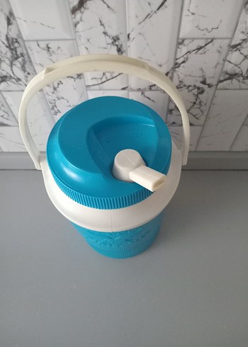 Mavi kucuk termos - Görsel 3