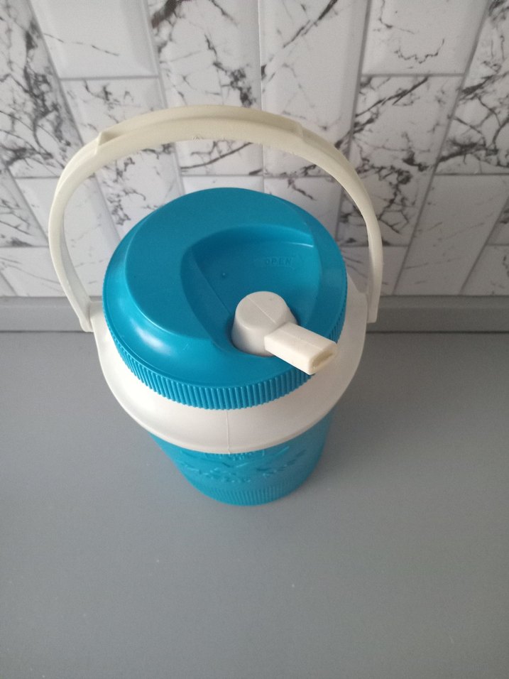 Mavi kucuk termos - Görsel 3