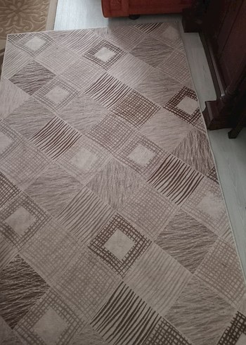 Pastel Çok Renkli Kareli Halı - Görsel 2