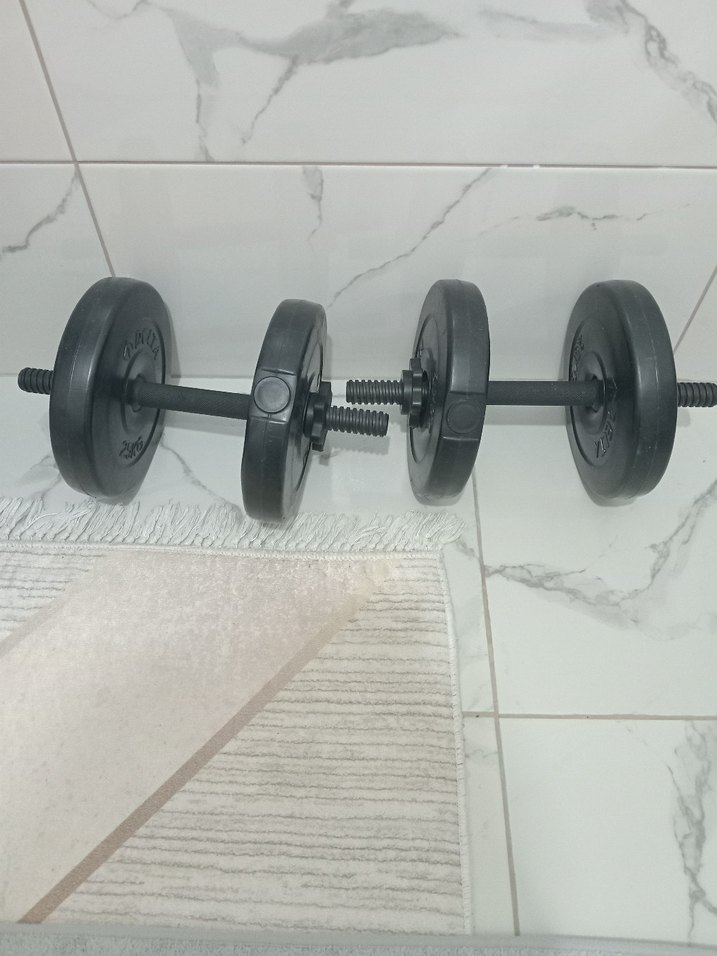 Siyah Baskılı Egzersiz ağırlık - Görsel 2