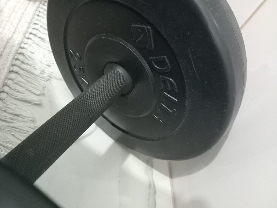 Siyah Baskılı Egzersiz ağırlık - Görsel 4