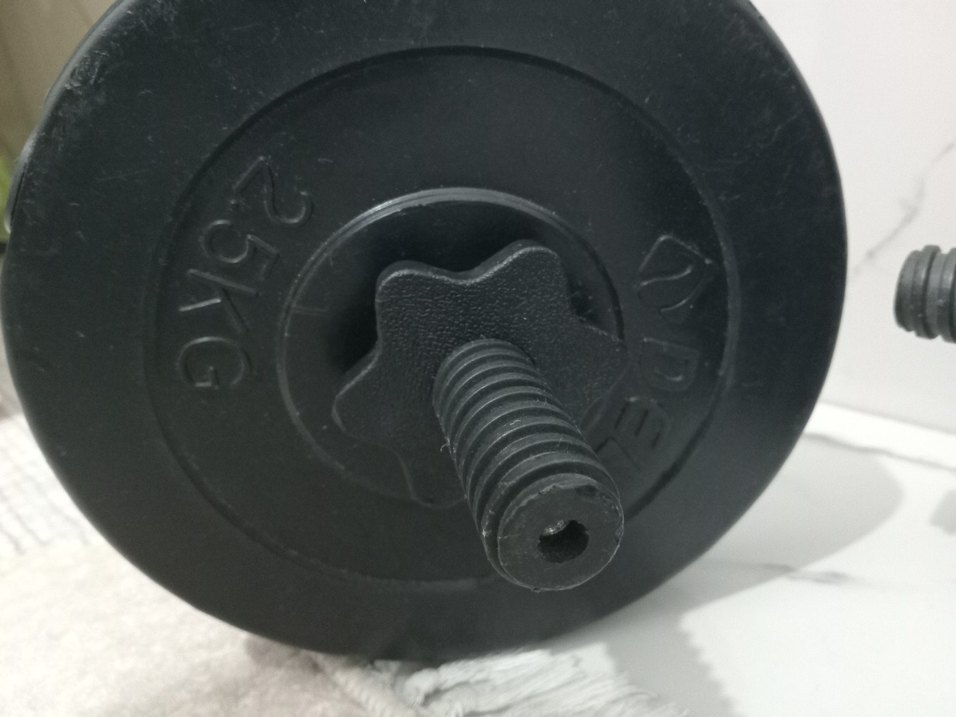 Siyah Baskılı Egzersiz ağırlık - Görsel 5