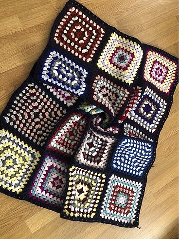 Beden lacivert Renk Motif battaniye