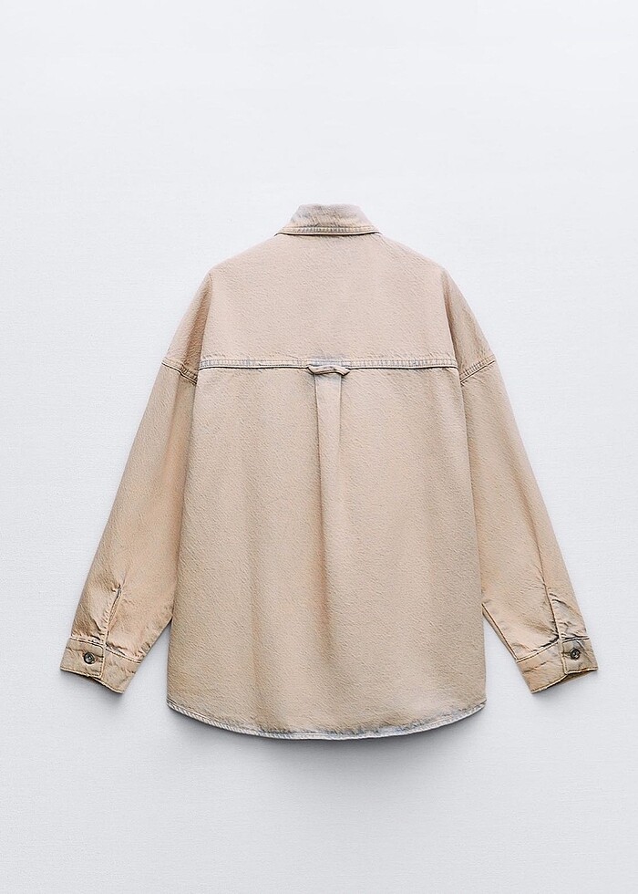 Zara denim ceket kot - Görsel 2