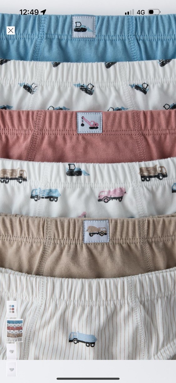 Çocuk Pastel Renkli Boxer Seti - Görsel 2