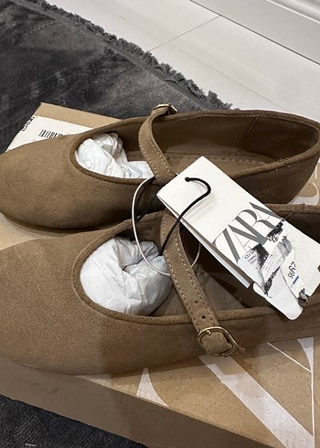 Bej Süet Tokalı  Kadın Babet - Görsel 6