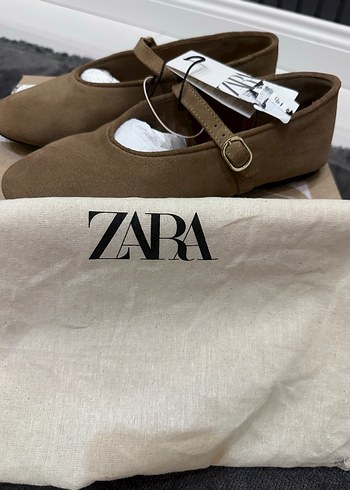 Bej Süet Tokalı  Kadın Babet - Görsel 4