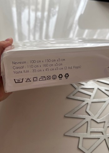 Bebek Nevresim Takımı Pamuklu Pastel Desenli - Görsel 6