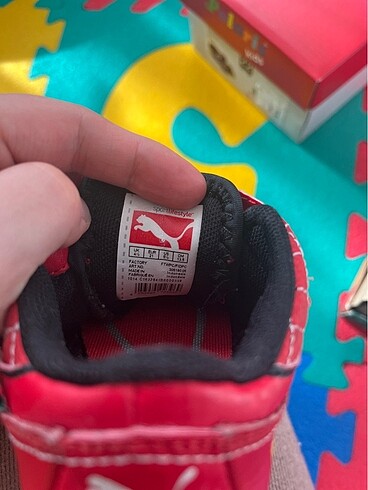 21 Beden kırmızı Renk Puma spor ayakkabı