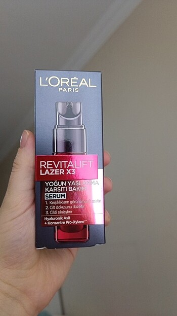 Loreal paris revitalift lazerx3 yoğun yşlnma krştı bkım serum