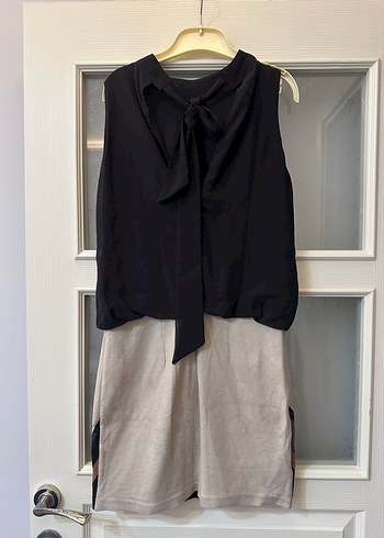 Siyah Midi Kadın Elbise - Görsel 3