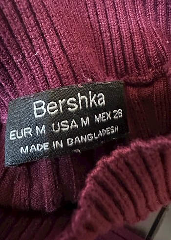 Bershka Yarım Balıkçı Yaka Kadın Triko Kazak - Görsel 4