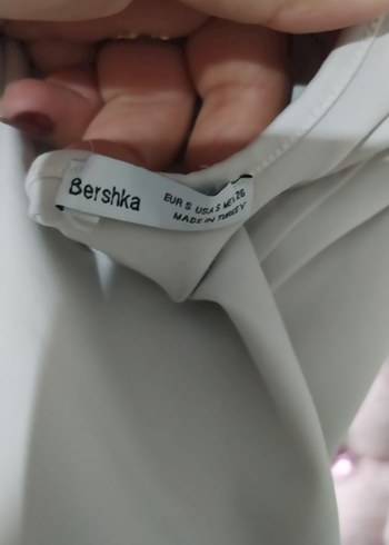 s Beden Askılı Beyaz Uzun Kadın Elbise