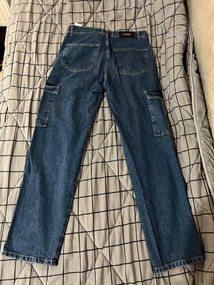 Erkek Bol Kesim Kot Pantolon - Görsel 2