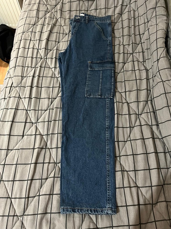 Erkek Bol Kesim Kot Pantolon - Görsel 3