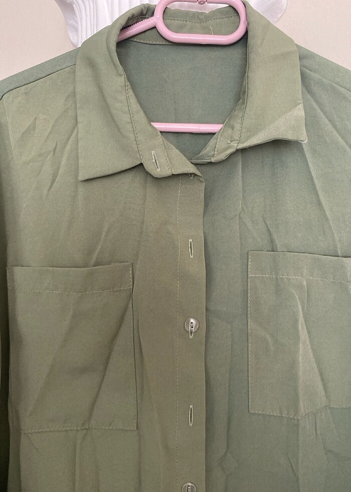 Haki gömlek - Görsel 4