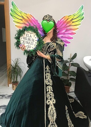 Kaftan kına elbisesi
