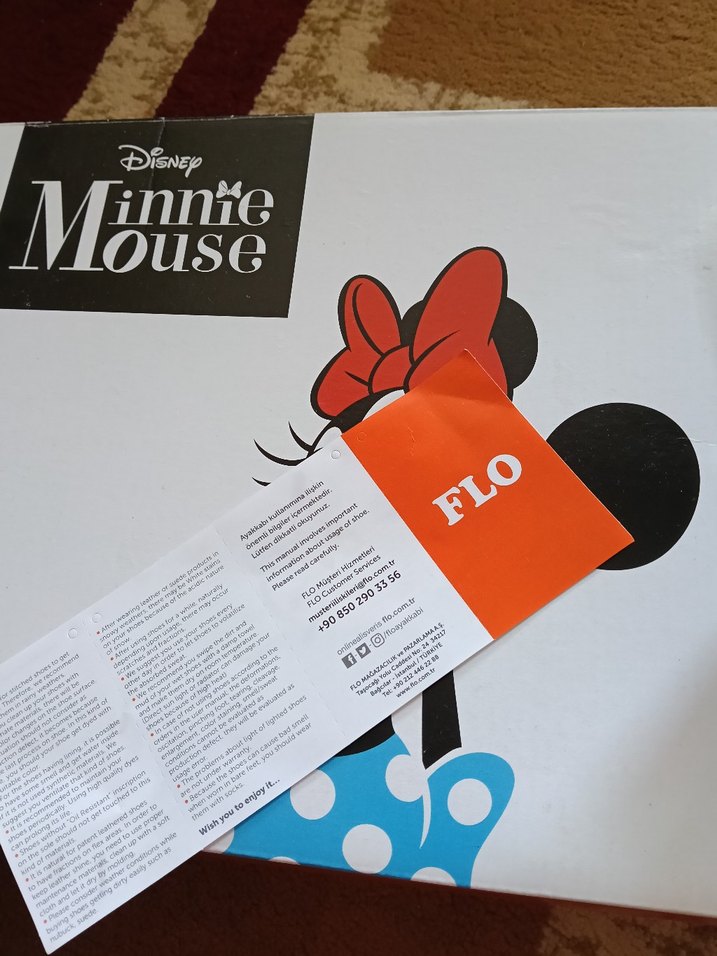 Kız Çocuk Pembe Minnie Mouse Desenli Bot - Görsel 4