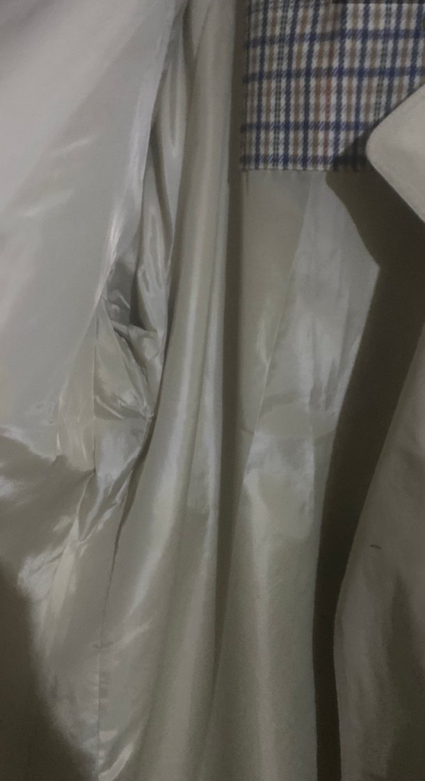 Bej Uzun Kadın Trençkot Kemerli - Görsel 3